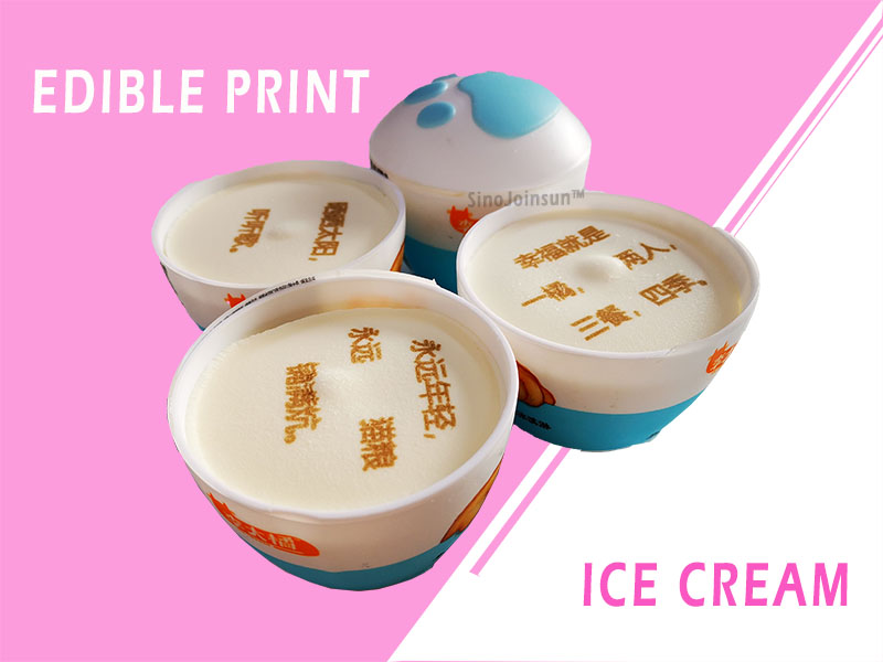 crème glacée comestible imprimante comestible Imprimer- Sinojoinsun