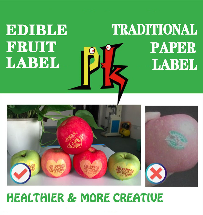 étiquette de fruit comestible - printer_800 fruit