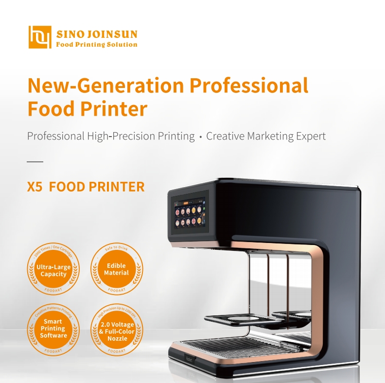 Que peut faire l’imprimante alimentaire X5 ?