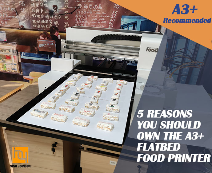 5 Avantages de l'imprimante alimentaire à plateau de bureau A3 plus
