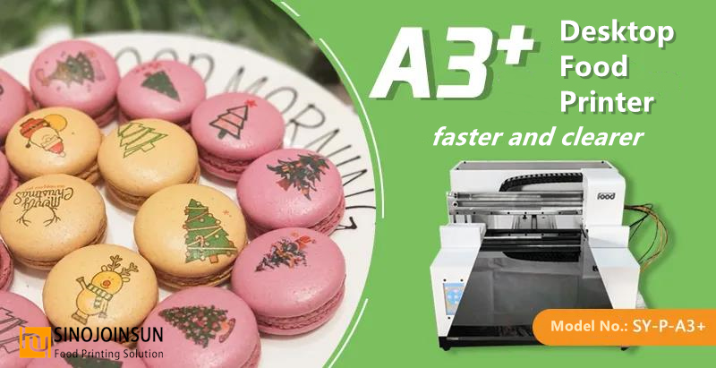 Imprimante alimentaire Digital A3 + Desktop pour les images comestibles Gâteau et macaron