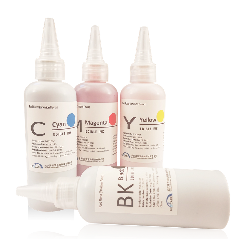 Encre comestible naturelle | Encre de coloration alimentaire (Jetcare®)