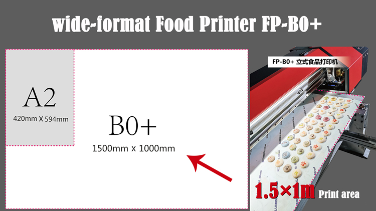Imprimante alimentaire au format large FP-B0 +